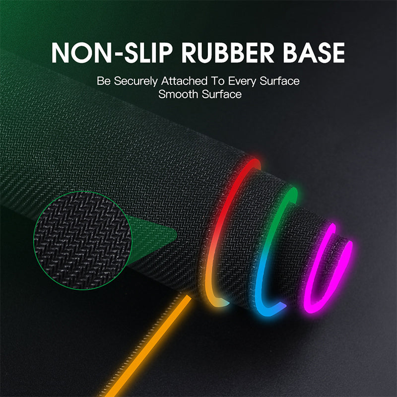 3-in-1 Wireless Charging RGB Gaming Desk Mat