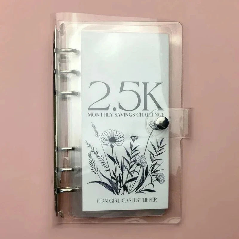 12-månaders kuvert för pengar att spara utmaningspärm