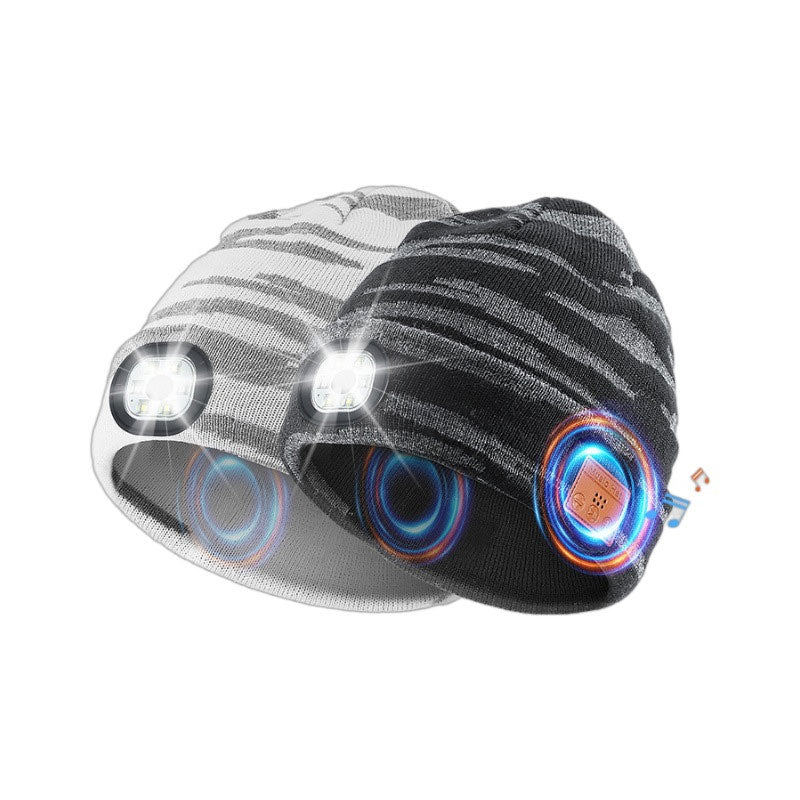 Bluetooth Music Beanie with LED Light