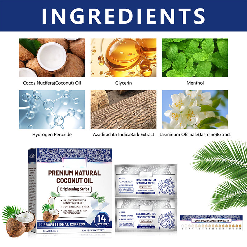 Coconut Mint Whitening Strips