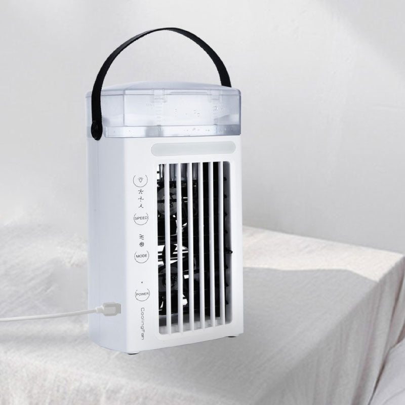Portable Air Conditioners | Evaporative Cooler with Water Mist, 3 Speeds & Nightlight