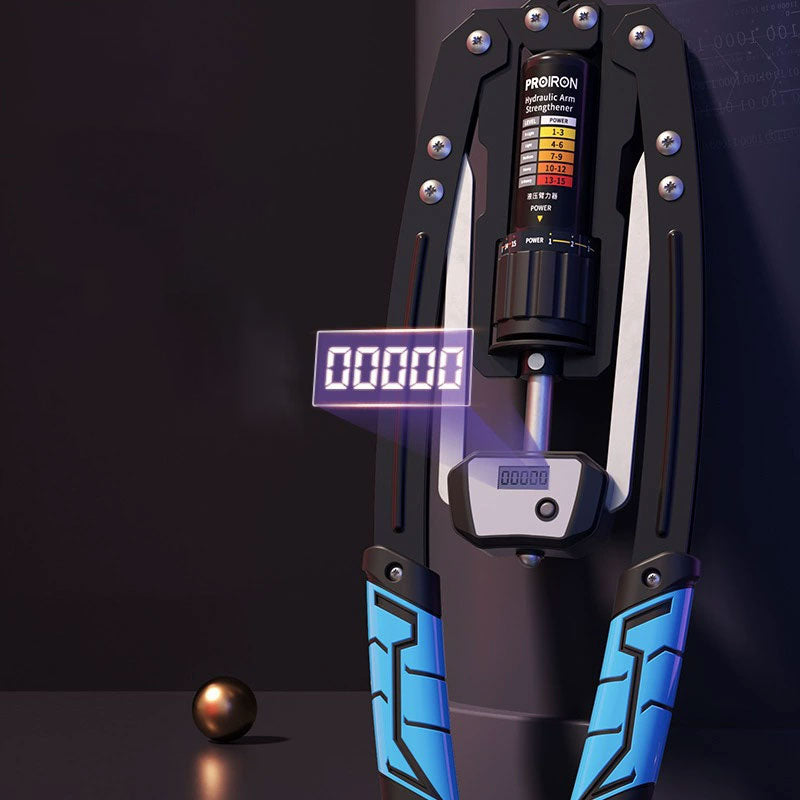 Adjustable Hydraulic Arm Strength Trainer (with LED counter)
