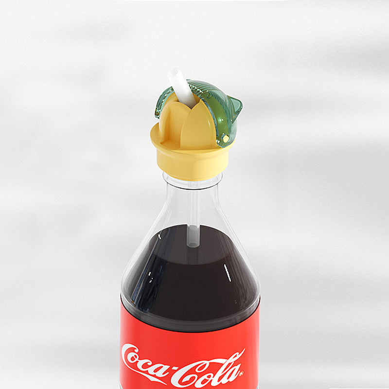 Återanvändbart sugrörslock för vattenflaska för barn