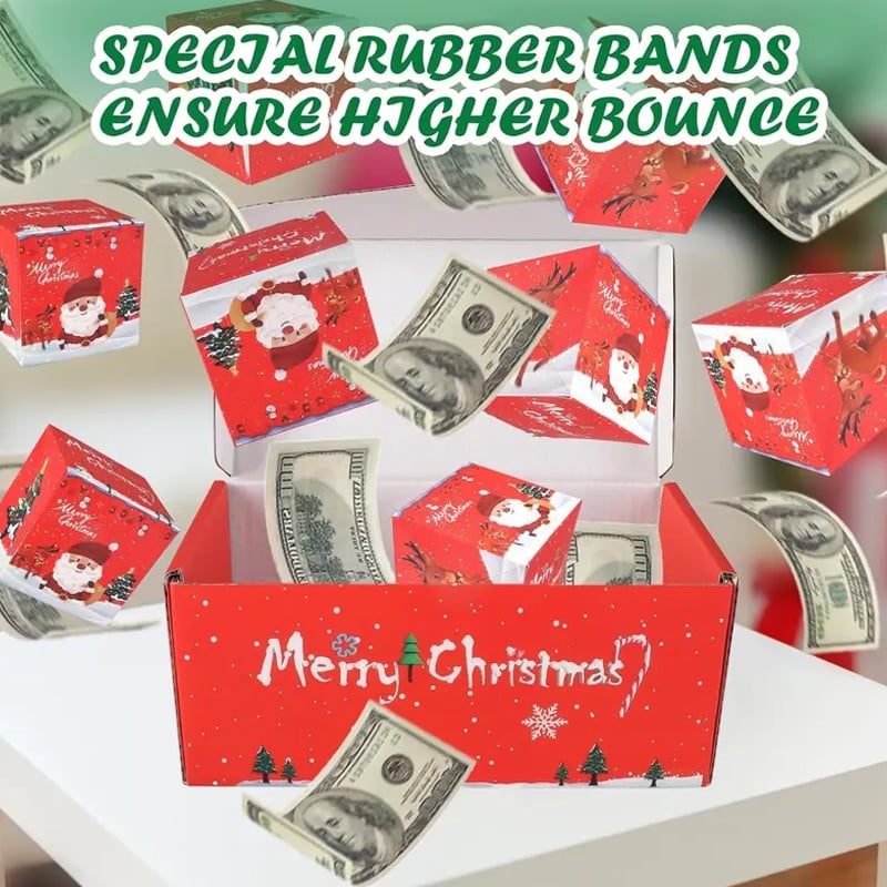 Christmas Surprise Explosion Bouncing Gift Box