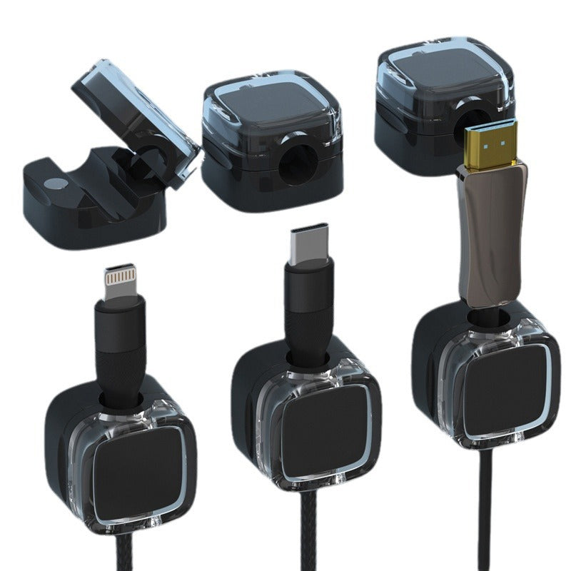 6 Pack Magnetic Cord Organizer Holder