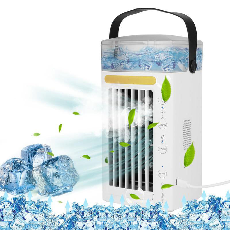 Portable Air Conditioners | Evaporative Cooler with Water Mist, 3 Speeds & Nightlight