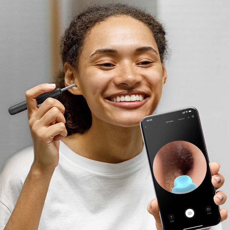 Ear Wax Removal Tool with 1080P Ear Camera and 6 Light
