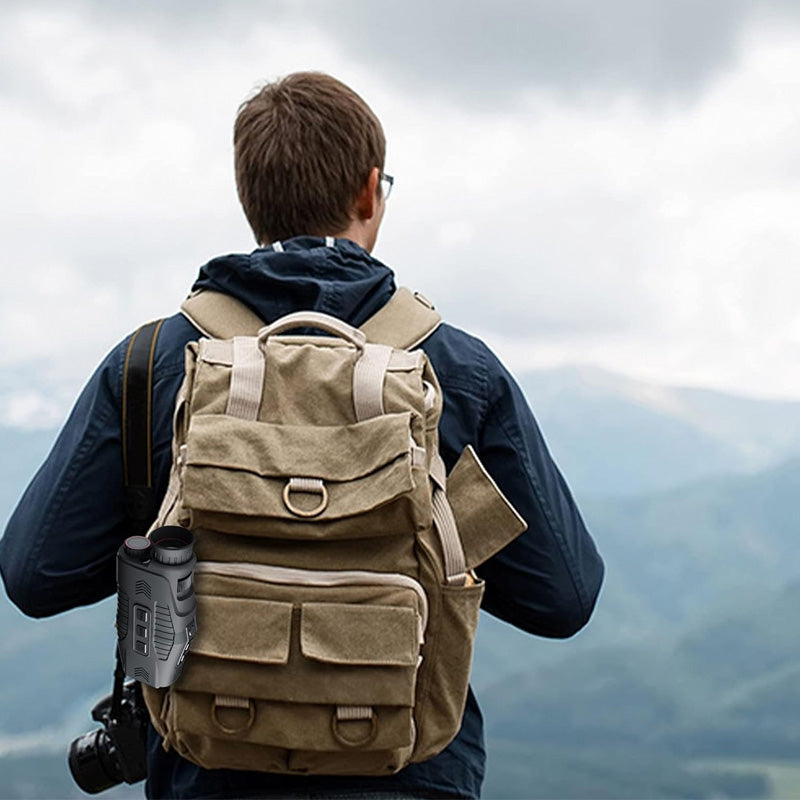 8X Infrared Night Vision Monocular With Digital Crosshairs & Video Recording For Hiking