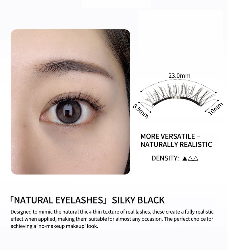 Reusable Soft Magnetic Eyelashes Set