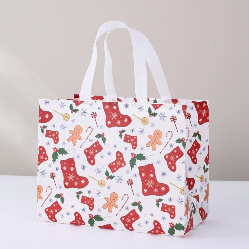 Christmas Non-Woven Gift Bag Set (16 Bags)