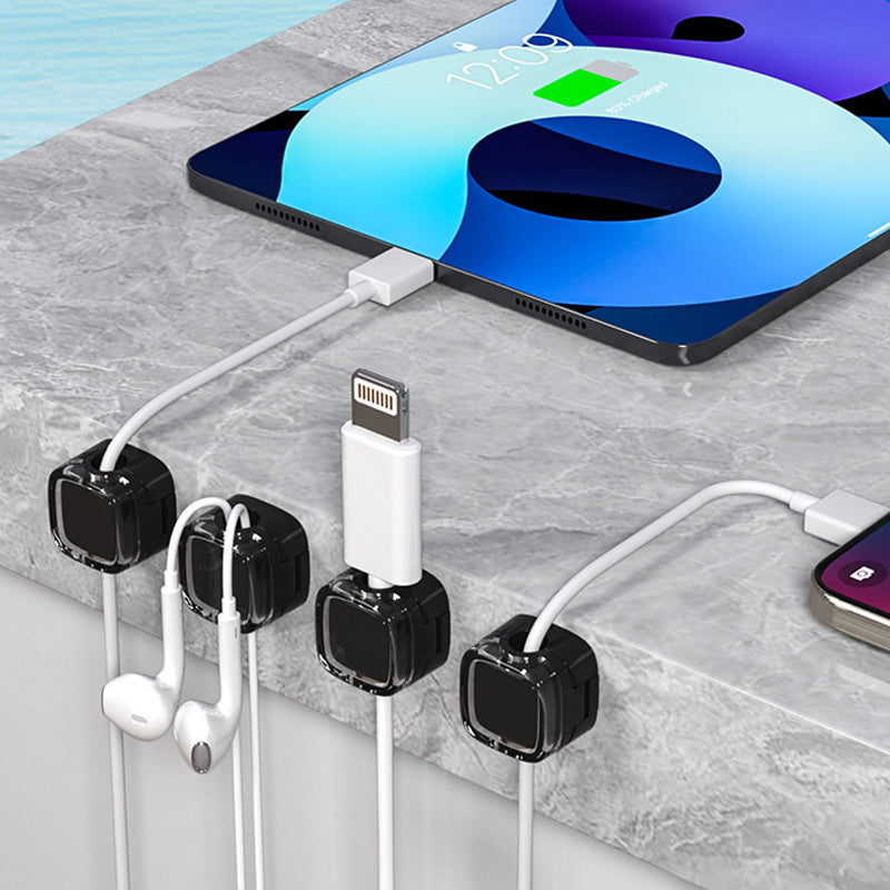 6 Pack Magnetic Cord Organizer Holder