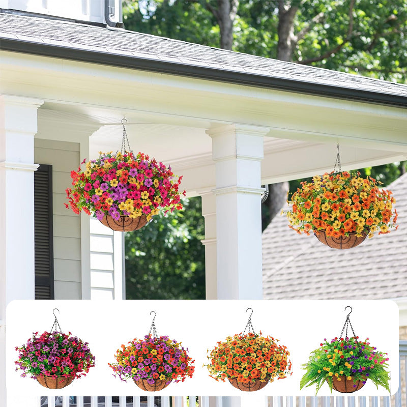 Artificial Hanging Flowers for Outdoors