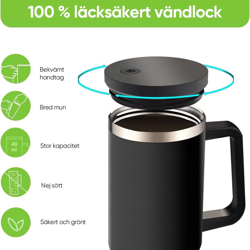 Resemugg i rostfritt stål