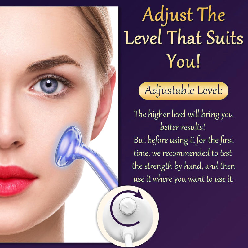 Portable Skin Therapy Machine with 6 Neon & Argon Wands