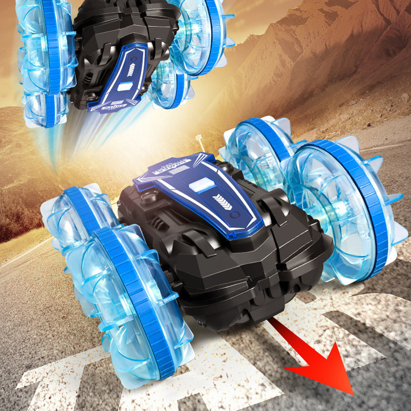 RC Land and Water stunt Car with 2 Remote Controls