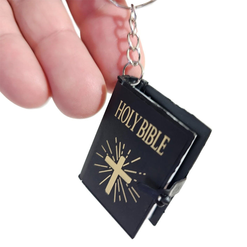 Mini Bible Keychain Pendant