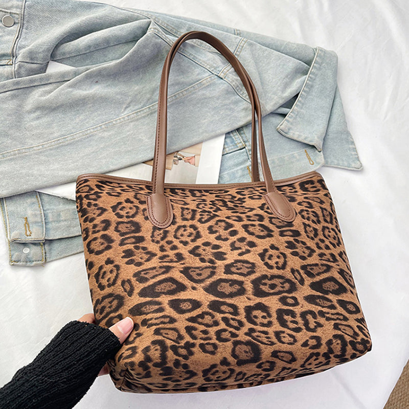 Leopard Print Tote Bag