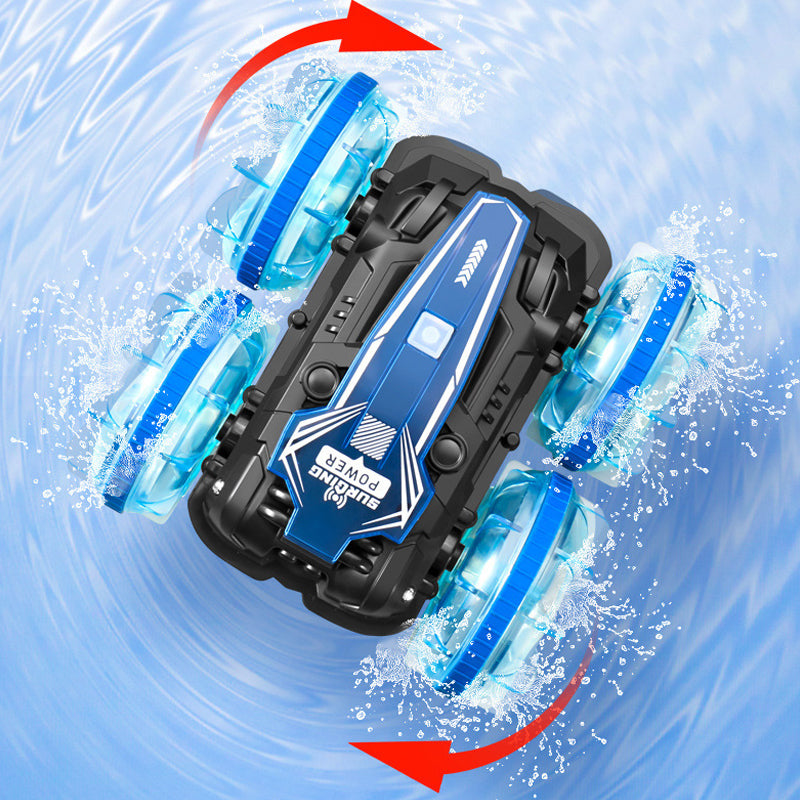 RC Land and Water stunt Car with 2 Remote Controls