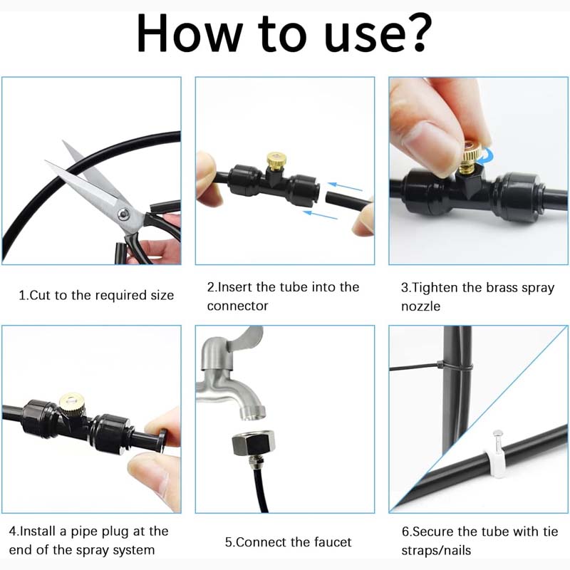 Black Spray System with American Standard Copper Fittings