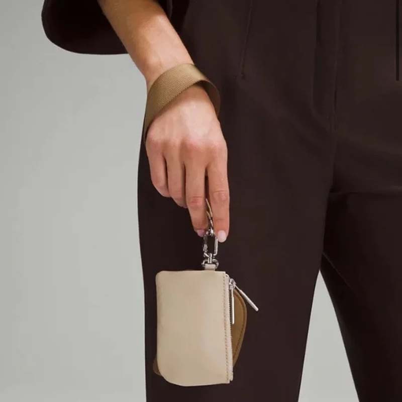 Mini Zip Around Wristlet Wallet for Women