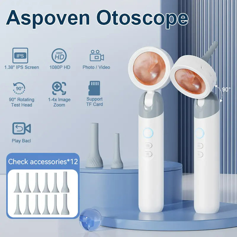 Ear Nose Mouth Scope with 1080P HD Camera