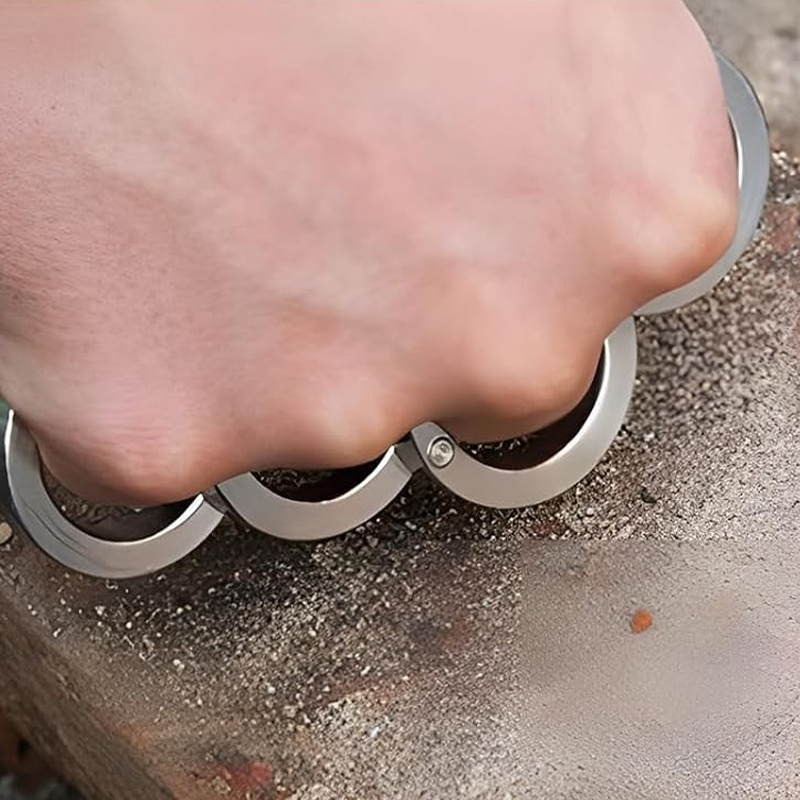 Self-Defense Ring Set with Rotating Clasp