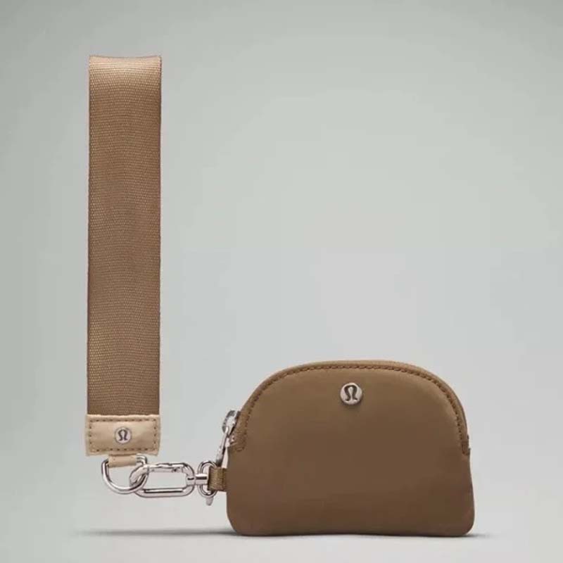 Mini Zip Around Wristlet Wallet for Women