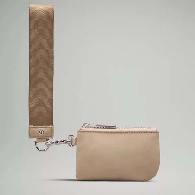 Mini Zip Around Wristlet Wallet for Women