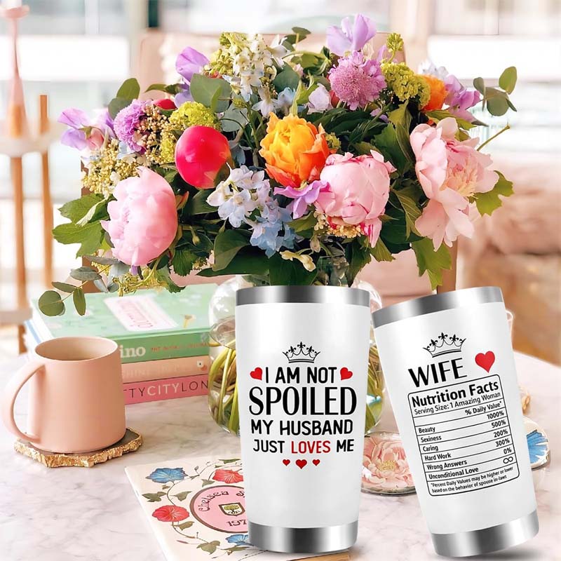 Printed Stainless Steel Coffee Tumbler (20oz)