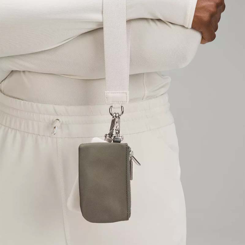 Mini Zip Around Wristlet Wallet for Women