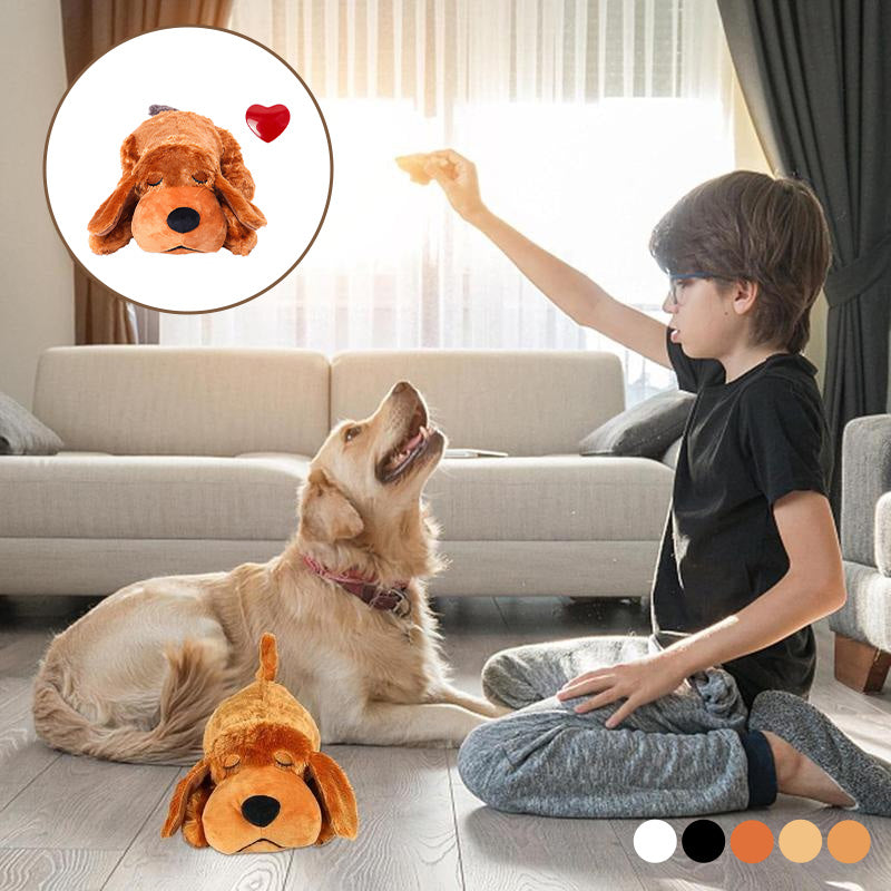 Dog Anxiety Companion Sleep Simulation Toy with Heartbeat