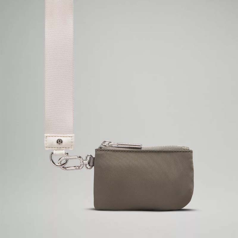 Mini Zip Around Wristlet Wallet for Women
