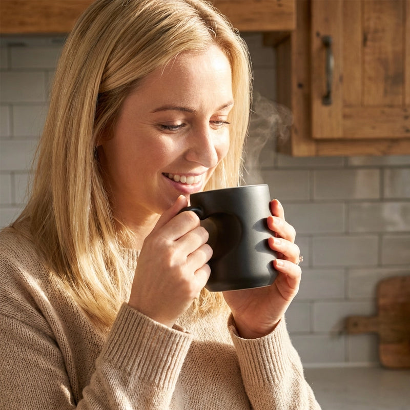 Heart-shaped Color-changing Ceramic Mug