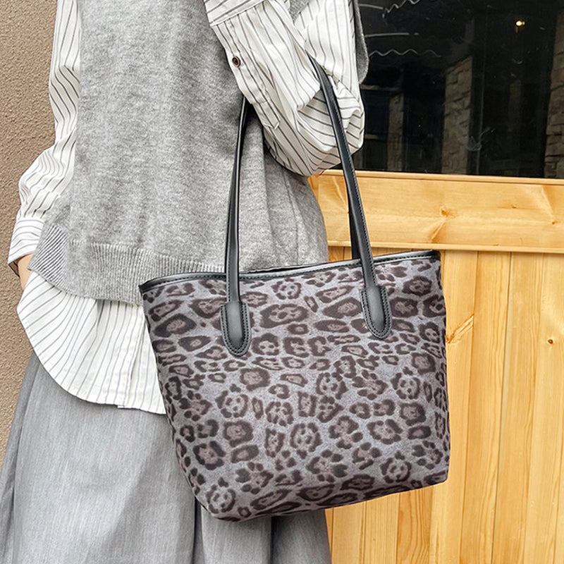 Leopard Print Tote Bag