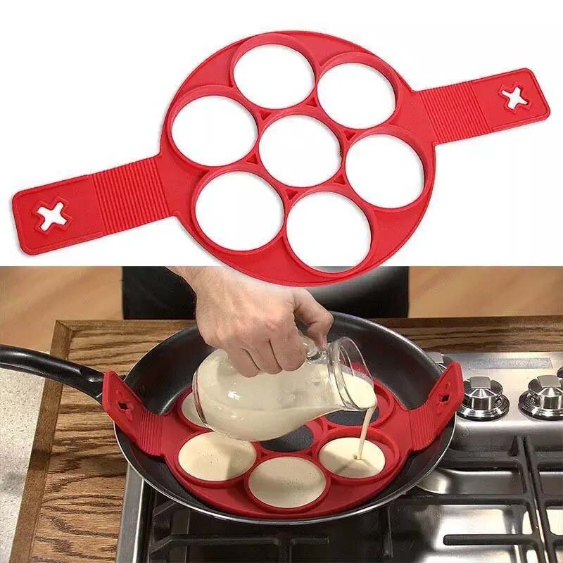 Non-stick silikon pannkaksform Ring