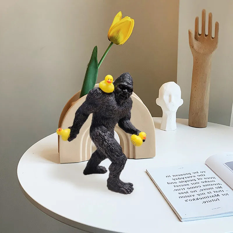 Stora fot apa man ornament