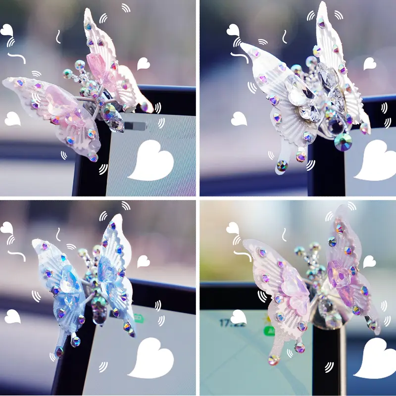 4 PCS Flying Butterfly Decor