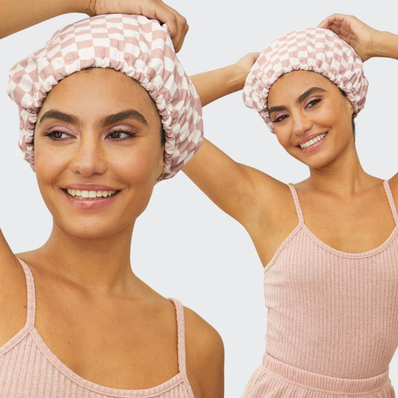 Satin Lined Luxury Shower Cap