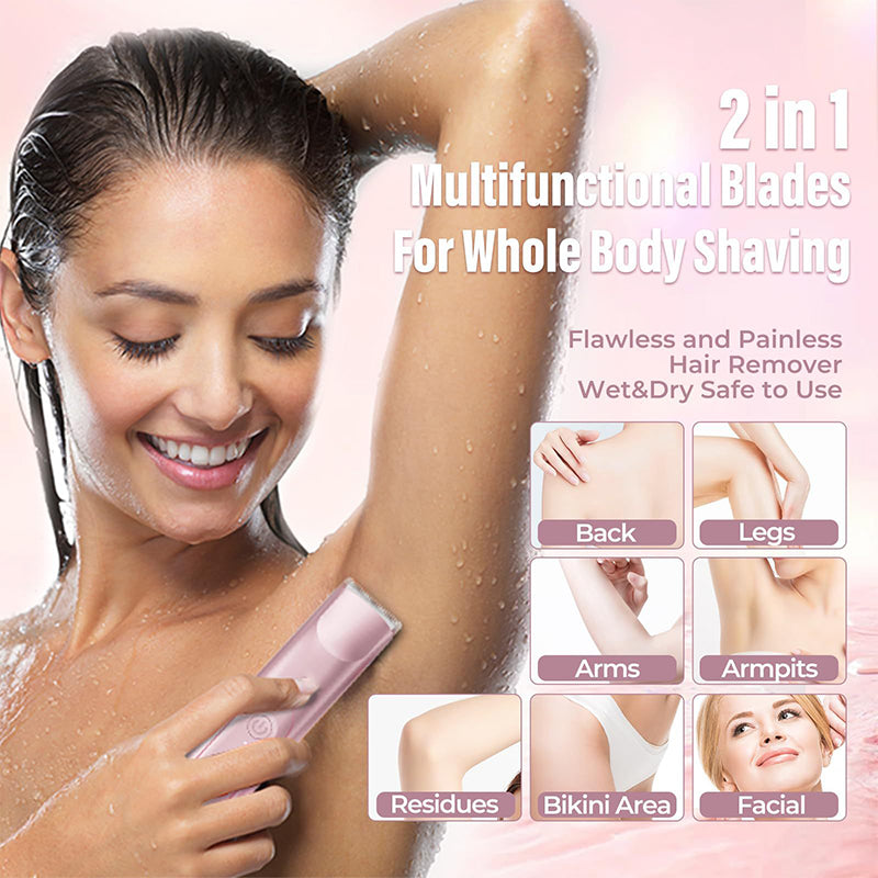 Rechargeable 2-in-1 Body and Facial Epilator