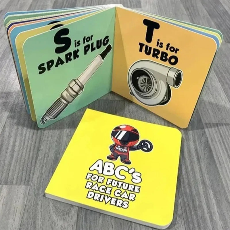 ABC's For Future Race Car Drivers Alphabet Book