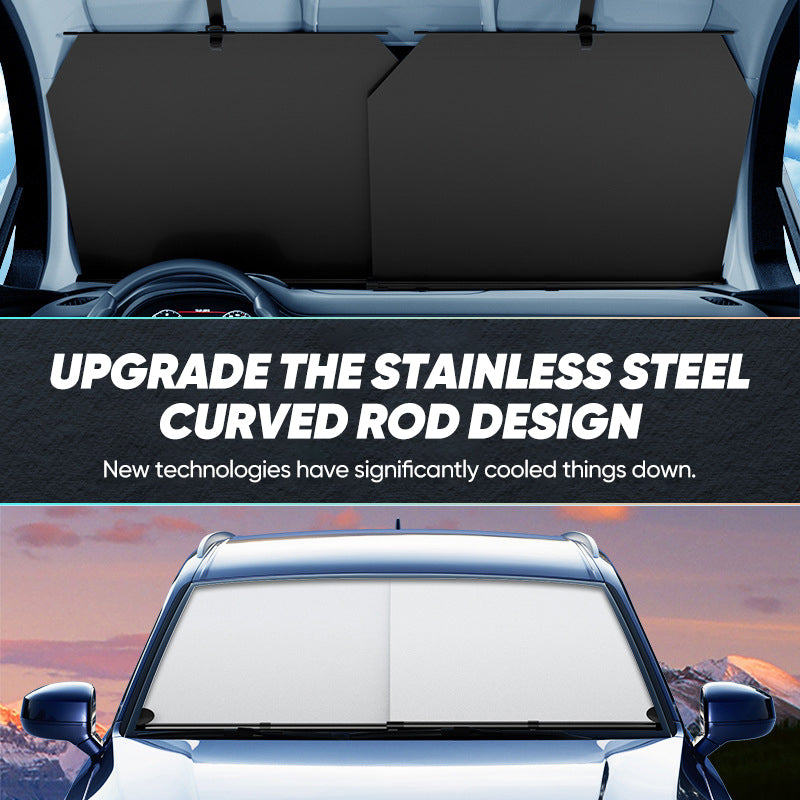 Nano-Insulated Retractable Car Sunshade Curtain