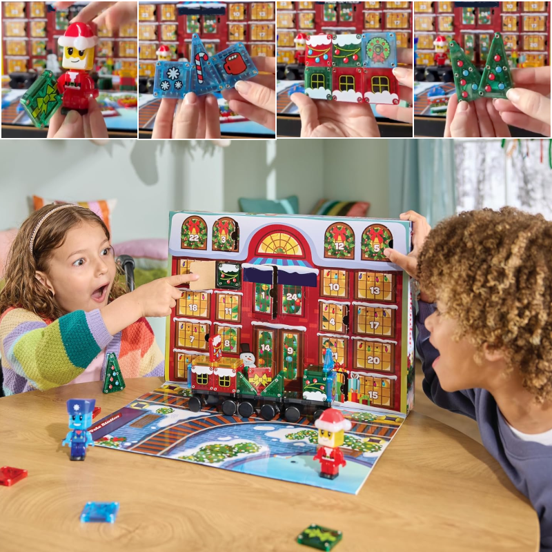 Christmas Advent Calendar Magnetic Construction Set