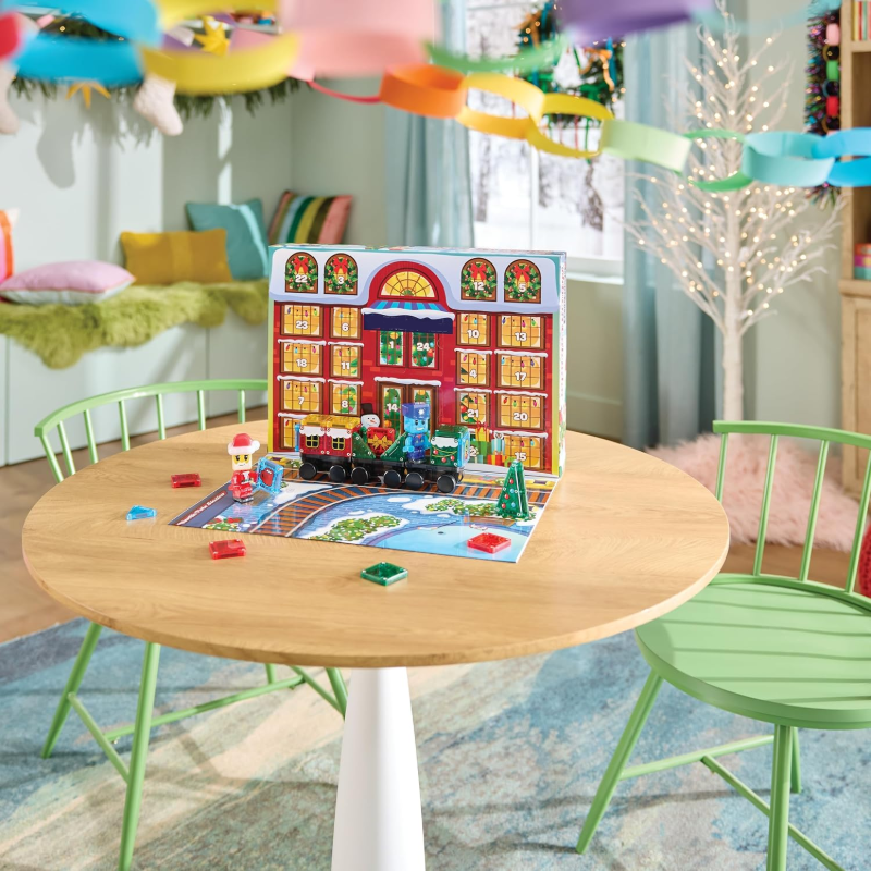 Christmas Advent Calendar Magnetic Construction Set