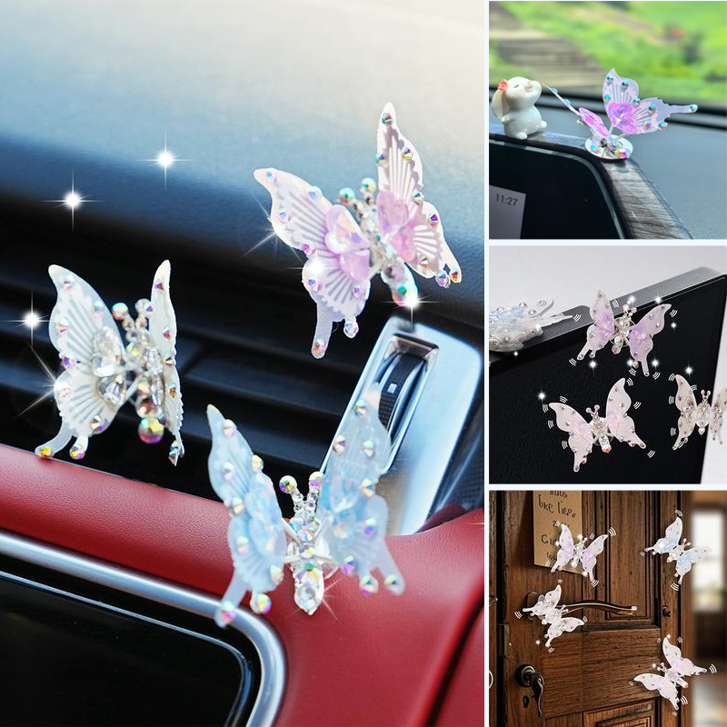 4 PCS Flying Butterfly Decor