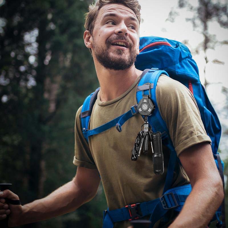 Tung infällbar nyckelring