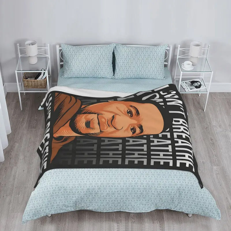 I Can't Breathe Blankets