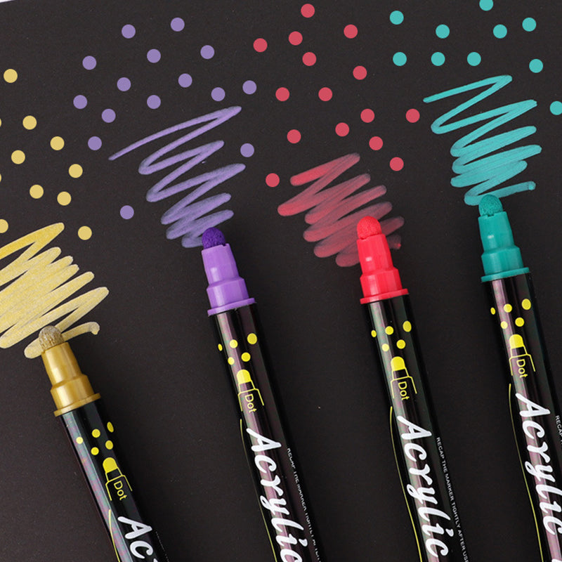 Akrylfärgsmarkör (12/24/36 färger)