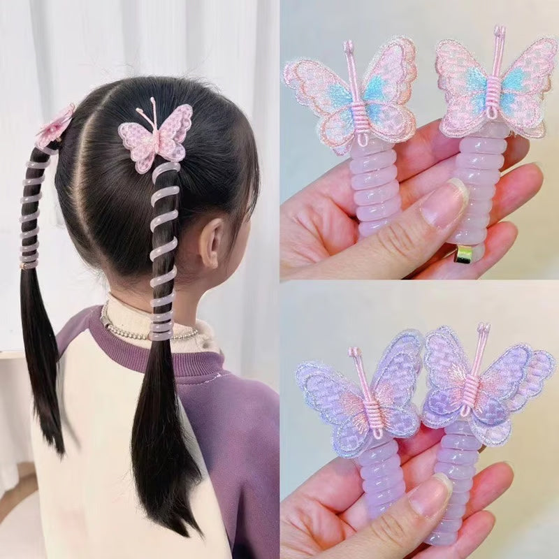 Butterfly Telephone Wire Hair Bands