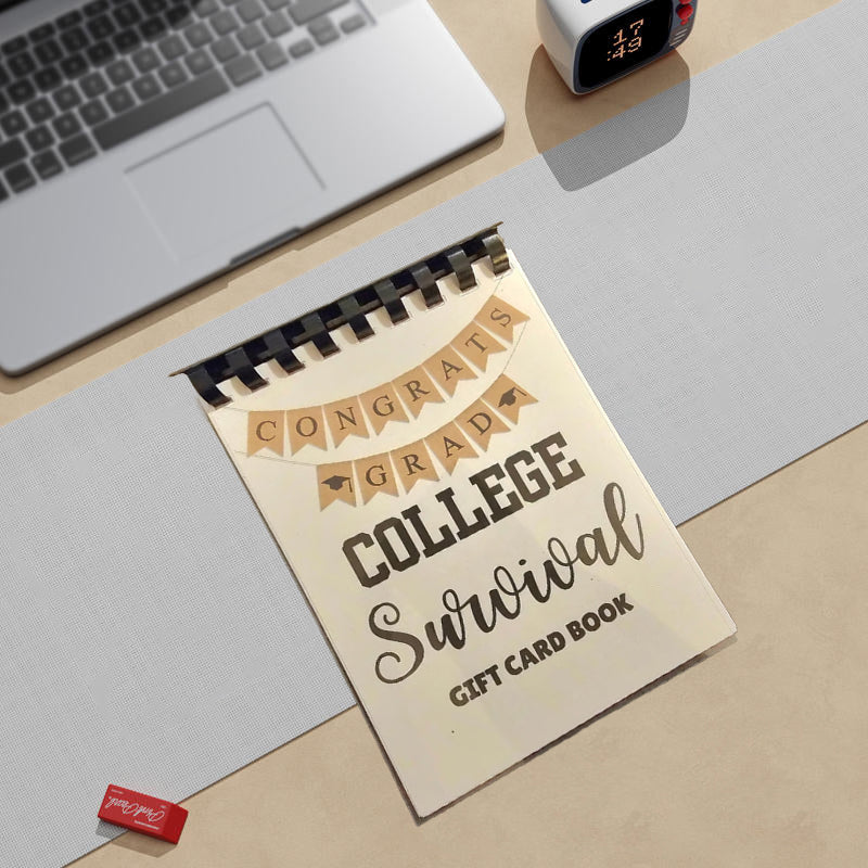 👩🎓🎁College Survival Gift Card Book