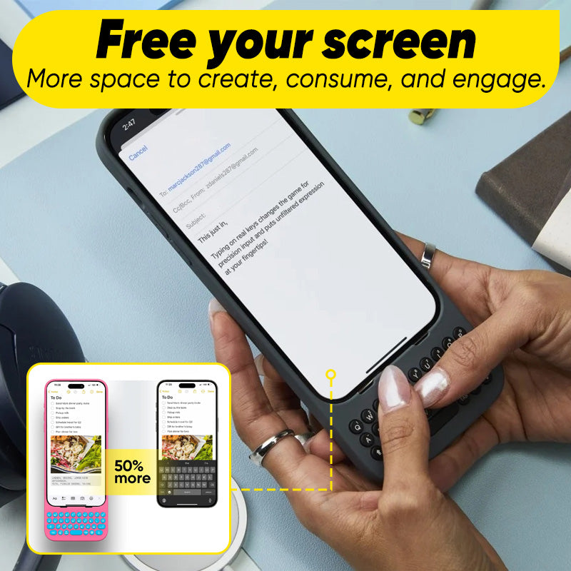 Keyboard Case for iPhone 15 Pro